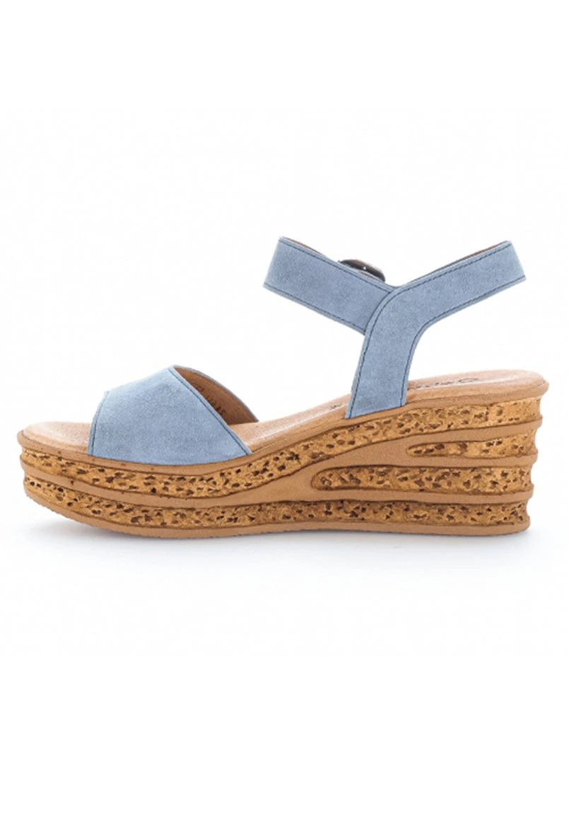 Gabor Sandalen Met Sleehak - Bleu 3 Gabor Sandalen Met Sleehak - Bleu