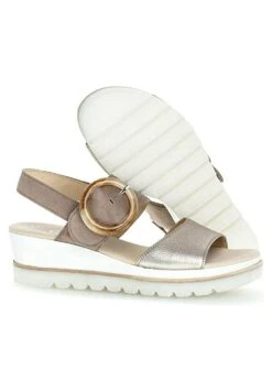 Gabor Comfort Comfort- Sandalen Met Plateauzool - Beige -Gabor Winkel bd072b8c11b847eca6ba83980a47e315
