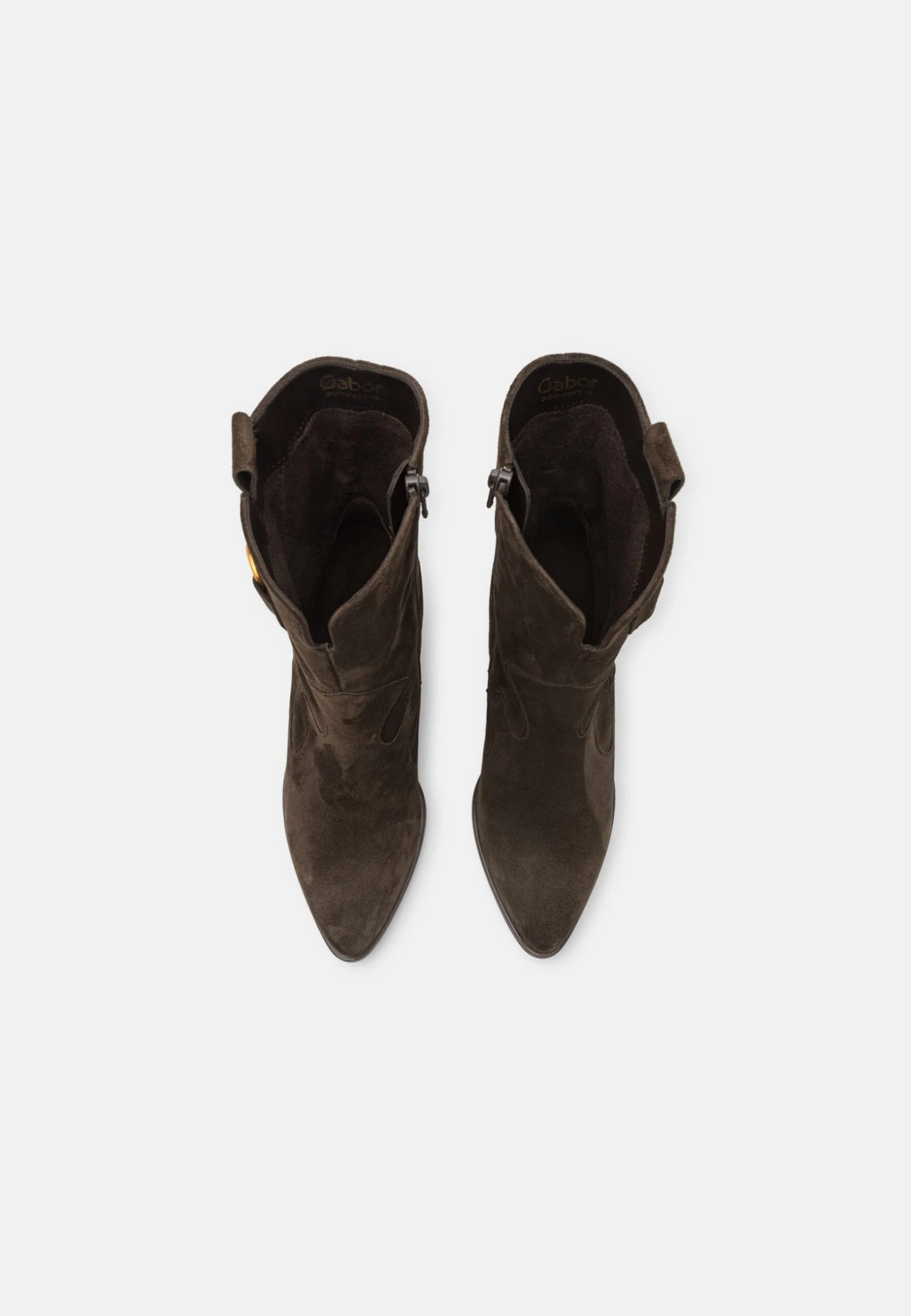 Gabor Comfort Korte Laarzen - Brown/Gold 8 Gabor Comfort Korte Laarzen - Brown/Gold - Afbeelding 6