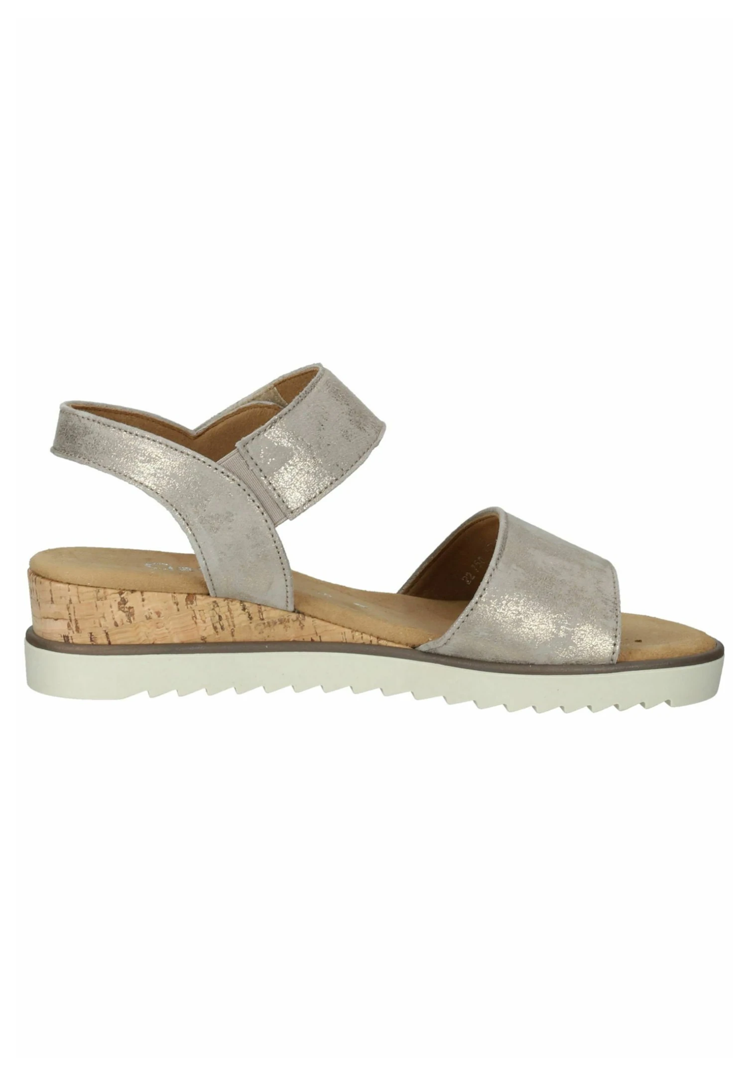 Gabor Sandalen Met Sleehak - Muschel Kork Crem 9 Gabor Sandalen Met Sleehak - Muschel Kork Crem - Afbeelding 7