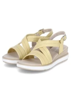 Gabor Sandalen Met Sleehak - Gelb