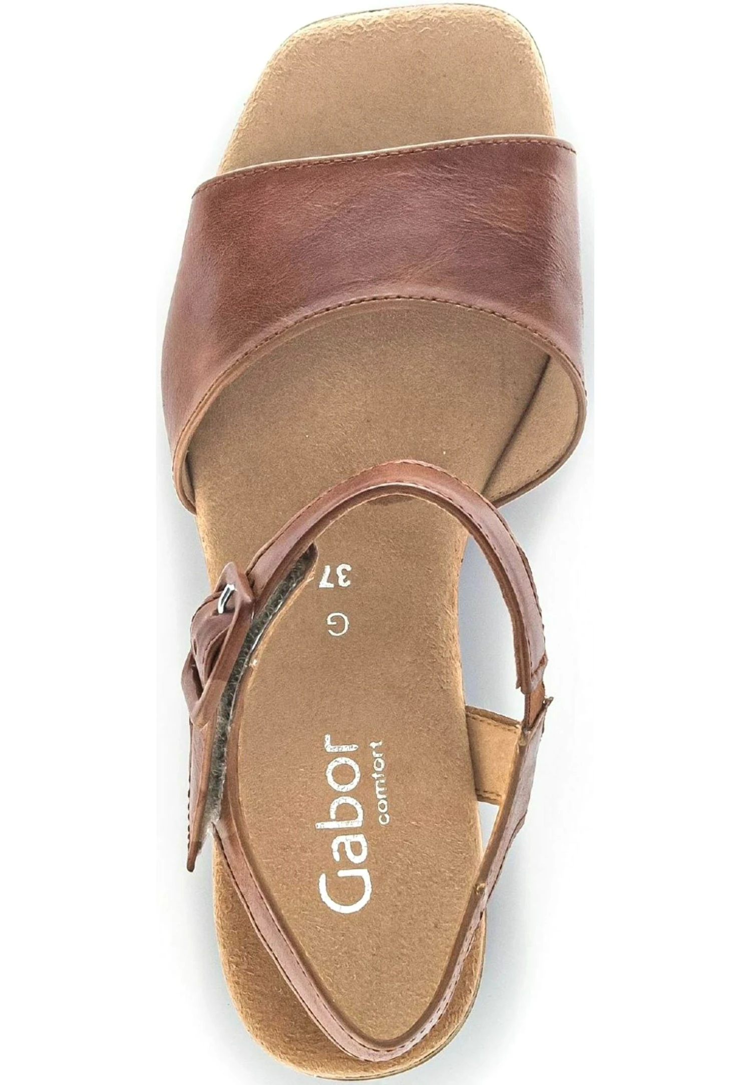 Gabor Sandalen Met Plateauzool - Camel 5 Gabor Sandalen Met Plateauzool - Camel - Afbeelding 3