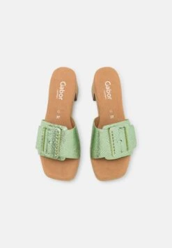 Gabor Comfort Clogs - Green -Gabor Winkel d1e095029d6449e7919d59ad9b70a408