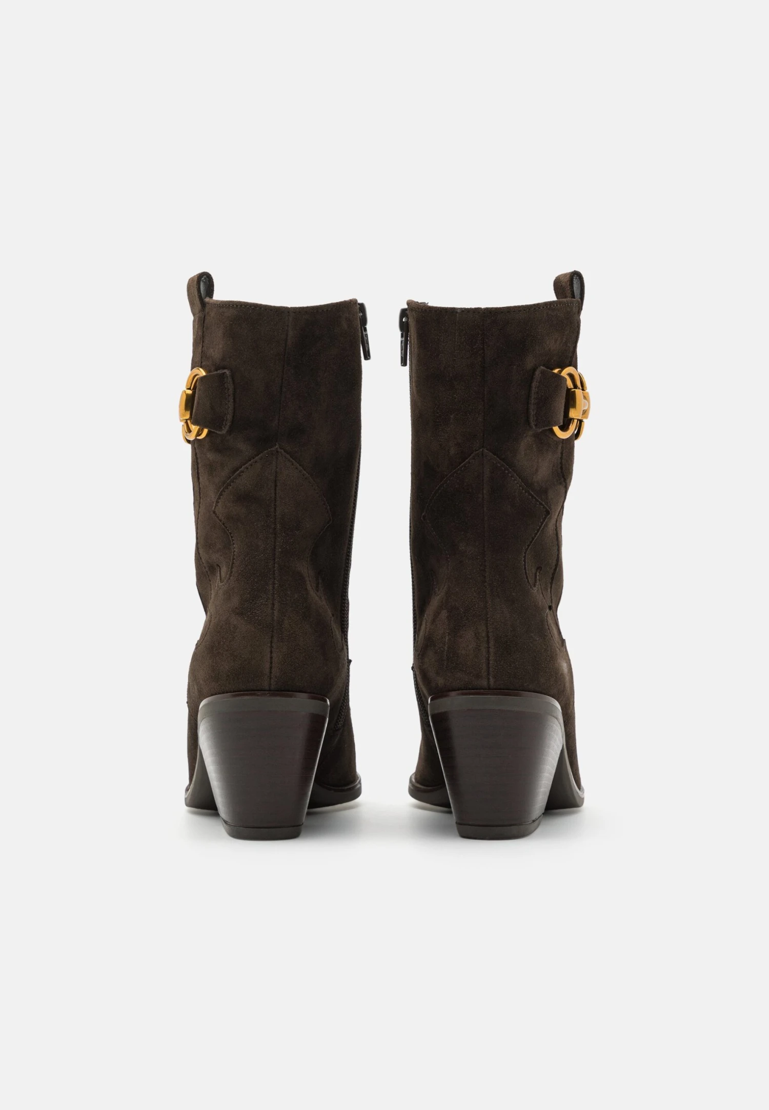 Gabor Comfort Korte Laarzen - Brown/Gold 6 Gabor Comfort Korte Laarzen - Brown/Gold - Afbeelding 4