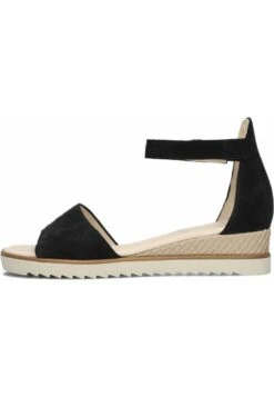 Gabor Maat - Sandalen Met Sleehak - Zwart