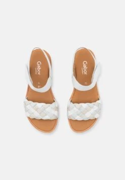 Gabor Comfort Sandalen Met Plateauzool - Bianco/Light Mint/Crem -Gabor Winkel db05d444be604c0ab052ebe135383505