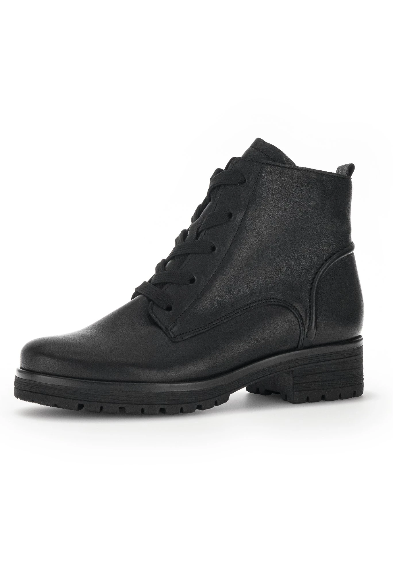 Gabor Comfort Elegante - Veterboots - Schwarz Mel 4 Gabor Comfort Elegante - Veterboots - Schwarz Mel - Afbeelding 2