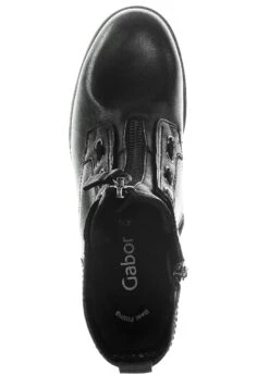 Gabor Enkellaarsjes Met Plateauzool - Schwarz/Altsilber -Gabor Winkel dcbbd71c2e24477ca2493e760855a956