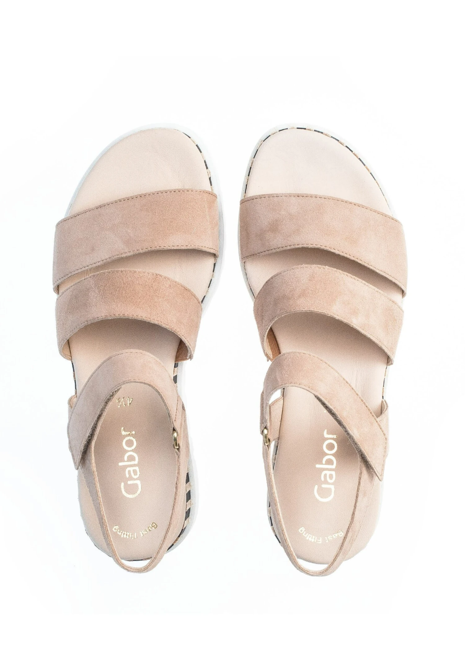 Gabor Sandalen Met Sleehak - Beige 4 Gabor Sandalen Met Sleehak - Beige - Afbeelding 2