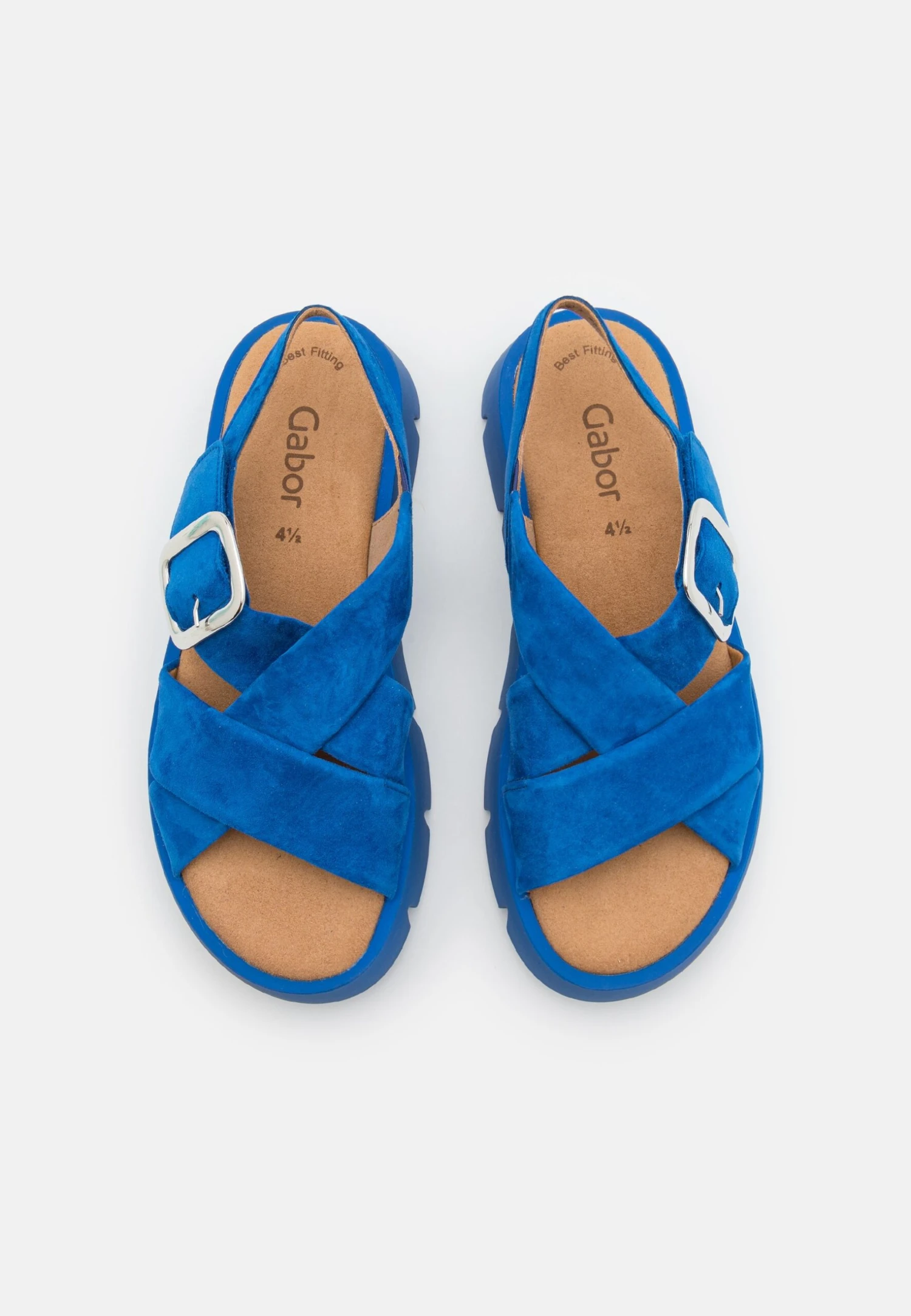 Gabor Sandalen Met Plateauzool - Saphir 8 Gabor Sandalen Met Plateauzool - Saphir - Afbeelding 6