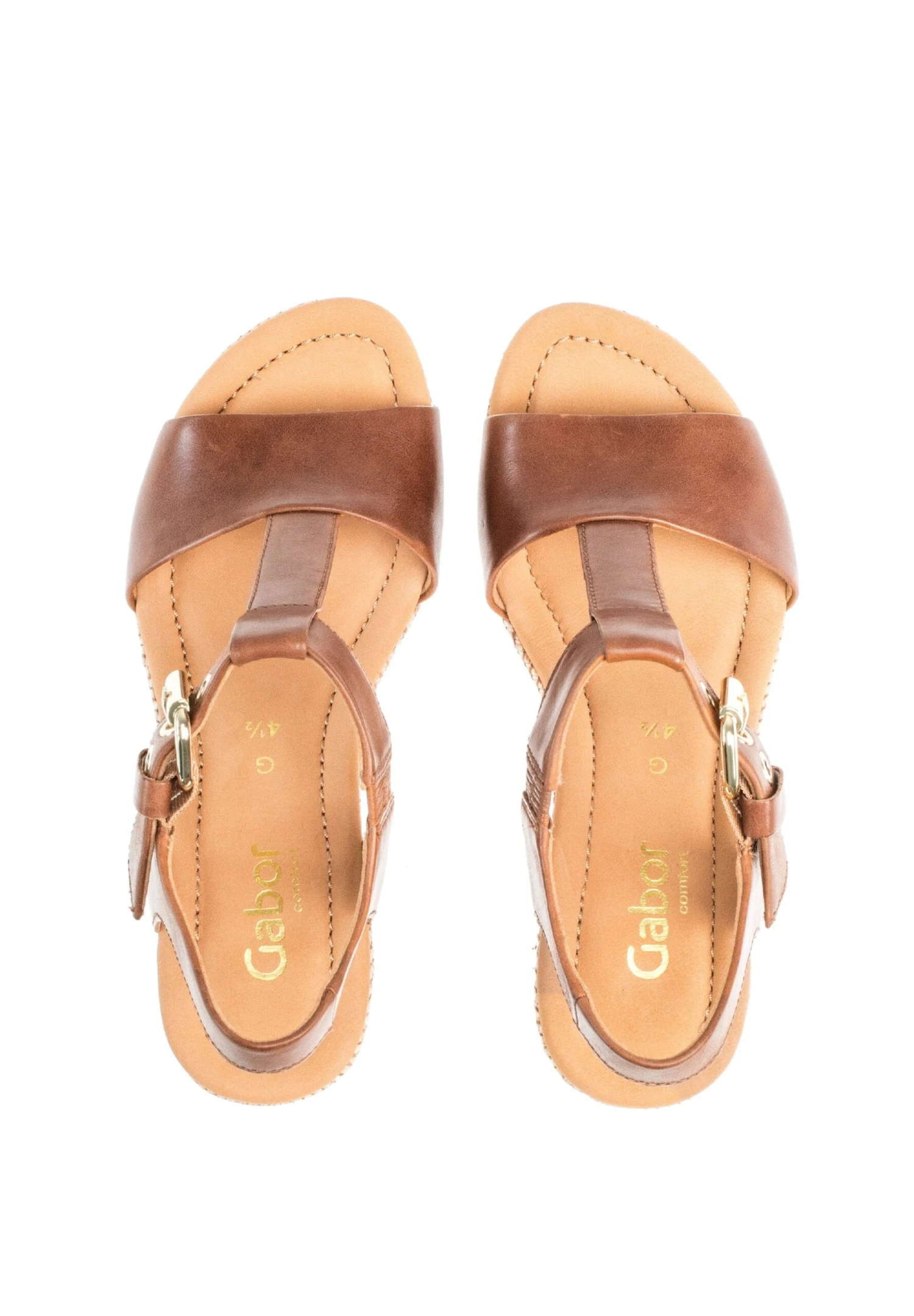 Gabor Espadrilles - Marron Cognac 4 Gabor Espadrilles - Marron Cognac - Afbeelding 2