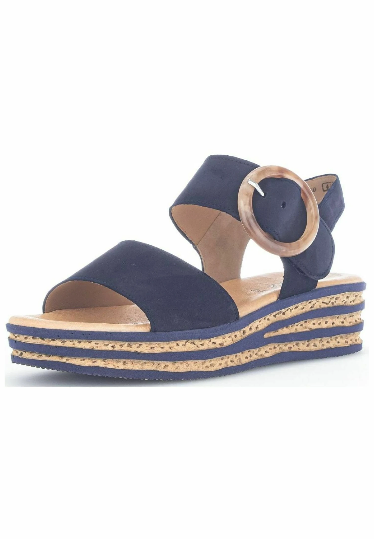 Gabor Sandalen Met Plateauzool - Blau 4 Gabor Sandalen Met Plateauzool - Blau - Afbeelding 2