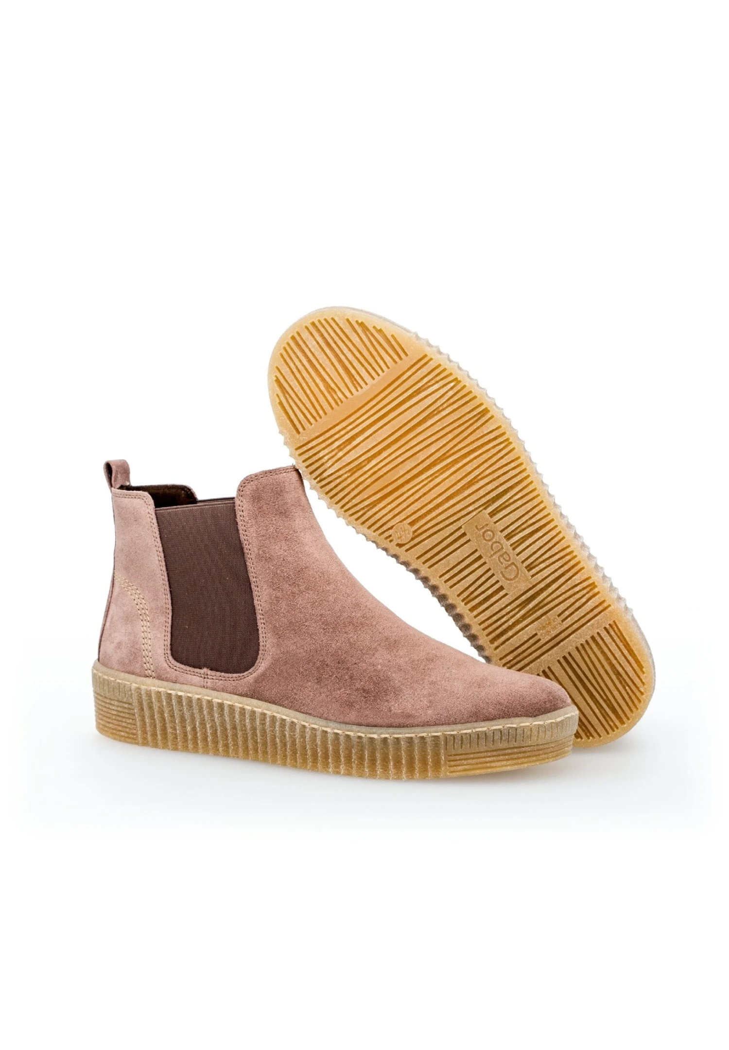 Gabor Enkellaarsjes Met Sleehak - Rosa 4 Gabor Enkellaarsjes Met Sleehak - Rosa - Afbeelding 2