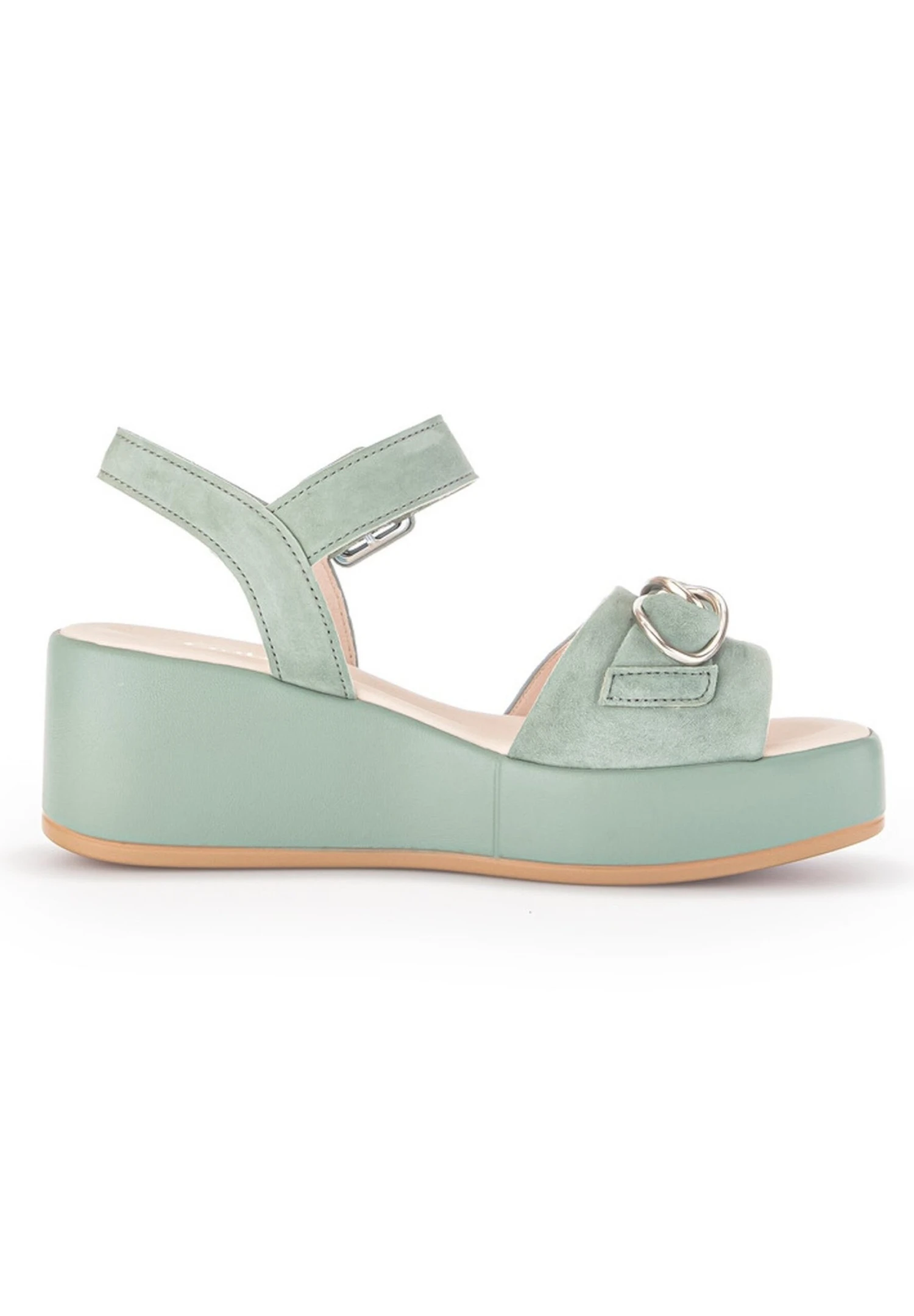 Gabor Sandalen Met Sleehak - Groen 3 Gabor Sandalen Met Sleehak - Groen