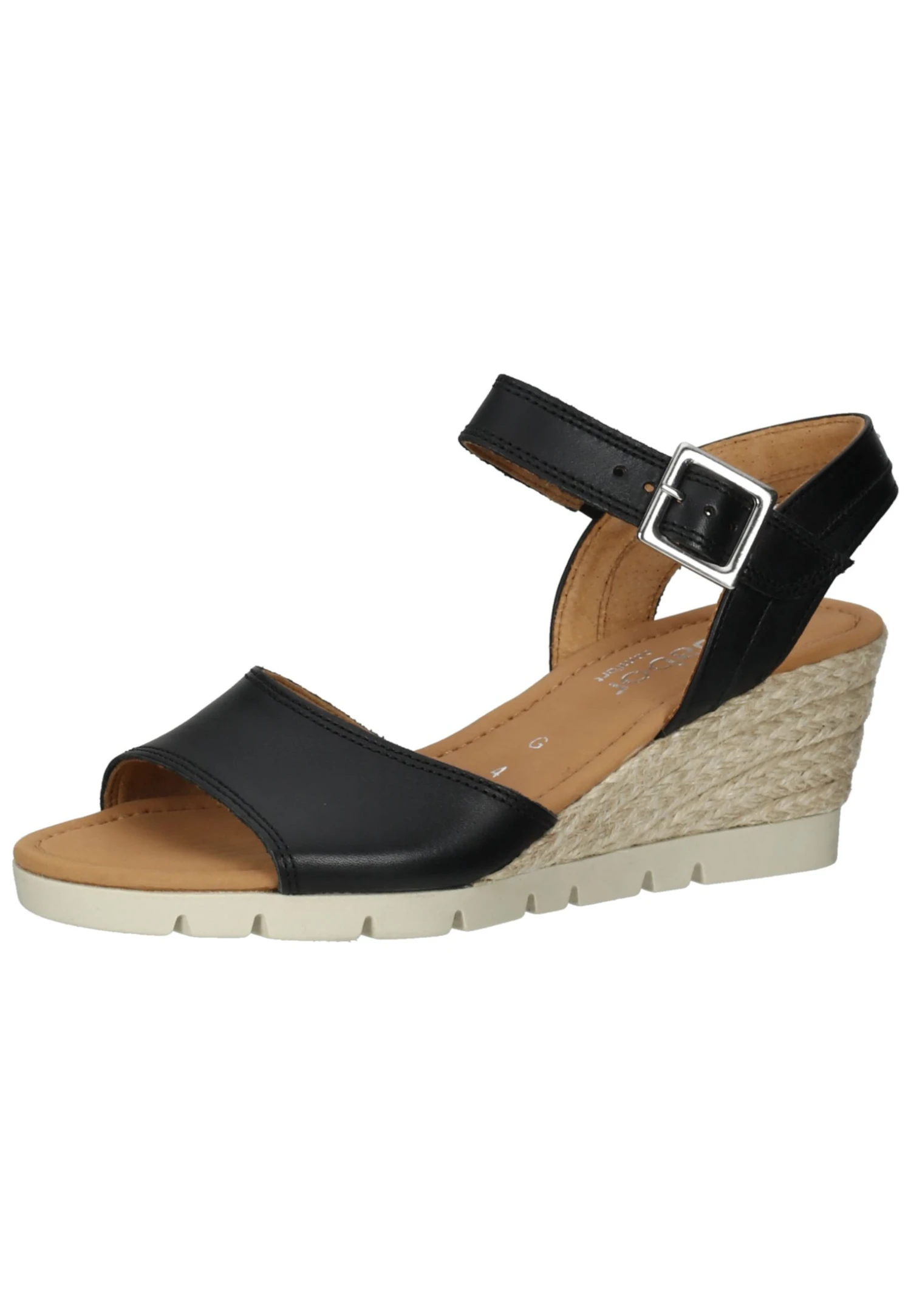 Gabor Espadrilles - Schwarz Jute 4 Gabor Espadrilles - Schwarz Jute - Afbeelding 2