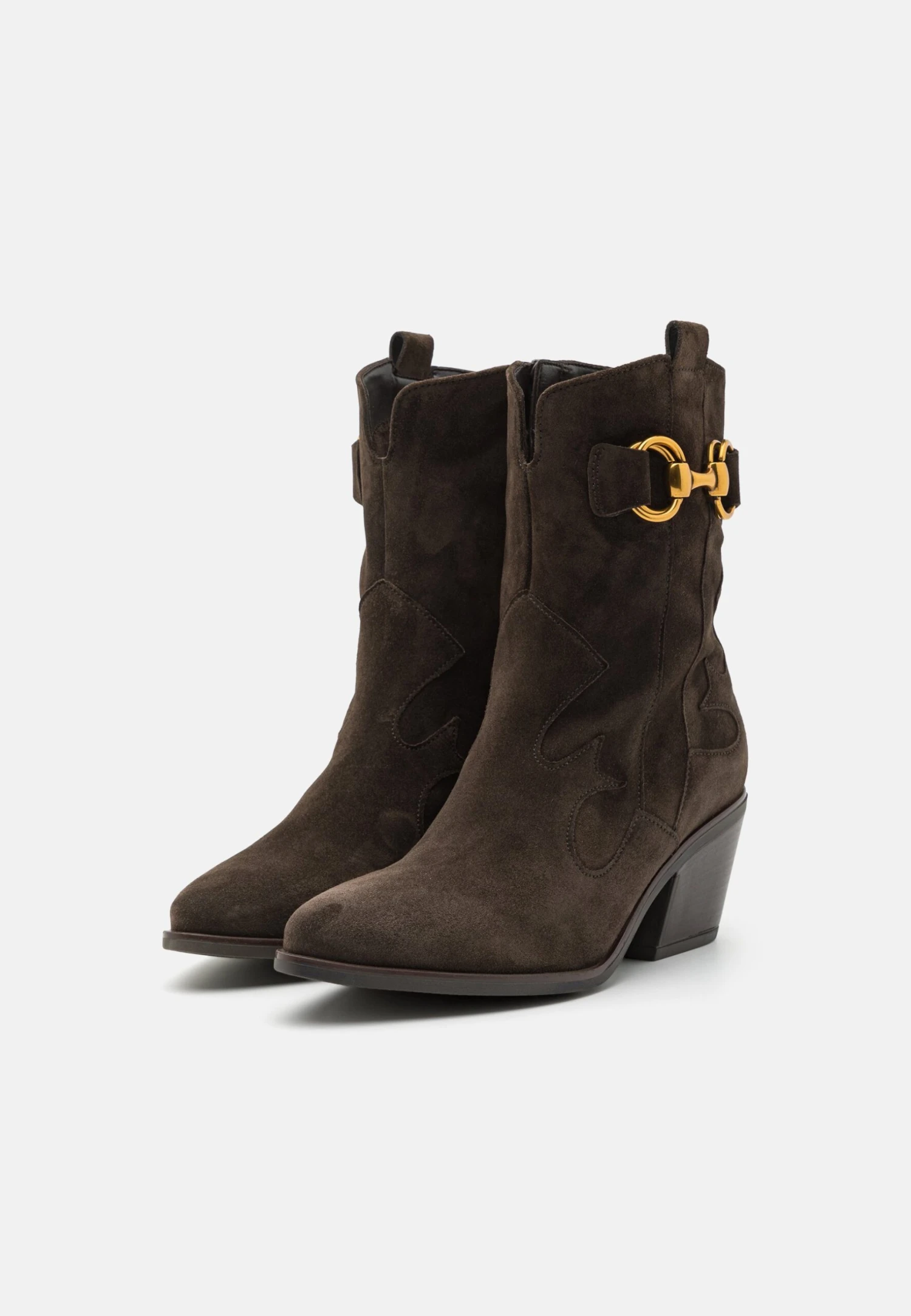 Gabor Comfort Korte Laarzen - Brown/Gold 5 Gabor Comfort Korte Laarzen - Brown/Gold - Afbeelding 3