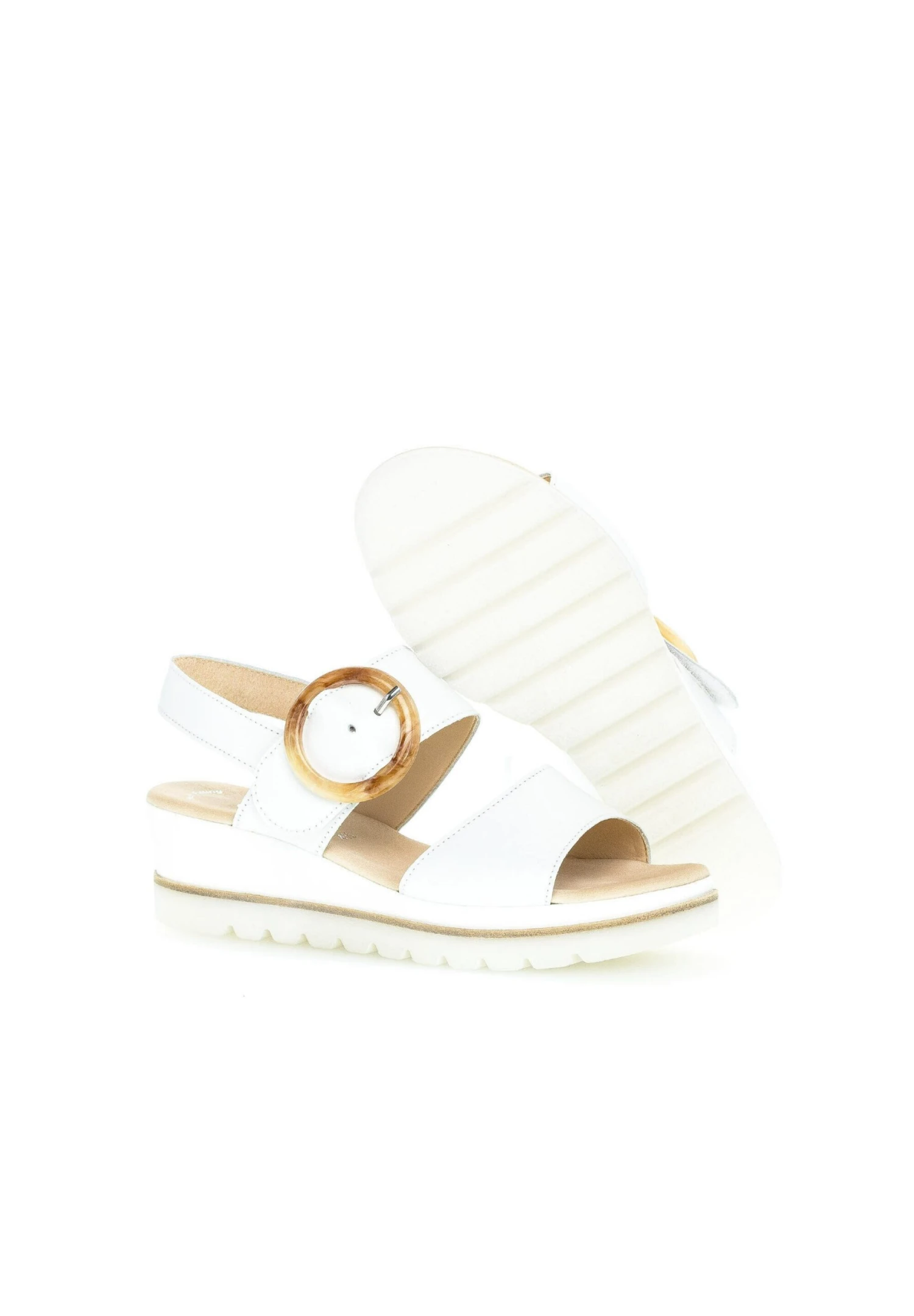 Gabor Sandalen Met Plateauzool - Weiß 5 Gabor Sandalen Met Plateauzool - Weiß - Afbeelding 3