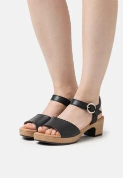 Gabor Winkel 38 Gabor Comfort 22.071 - Clogs - Schwarz/Gold