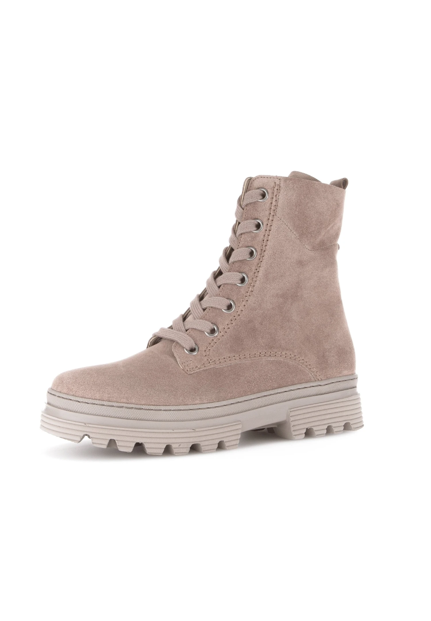 Gabor Biker- Combat - Enkellaarsjes Met Plateauzool - Rosa 4 Gabor Biker- Combat - Enkellaarsjes Met Plateauzool - Rosa - Afbeelding 2