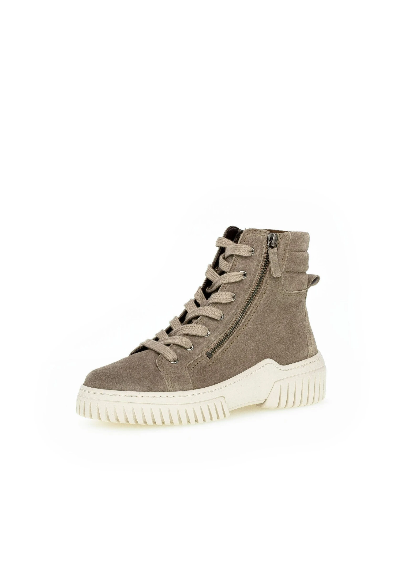 Gabor Enkellaarsjes Met Plateauzool - Grün 3 Gabor Enkellaarsjes Met Plateauzool - Grün