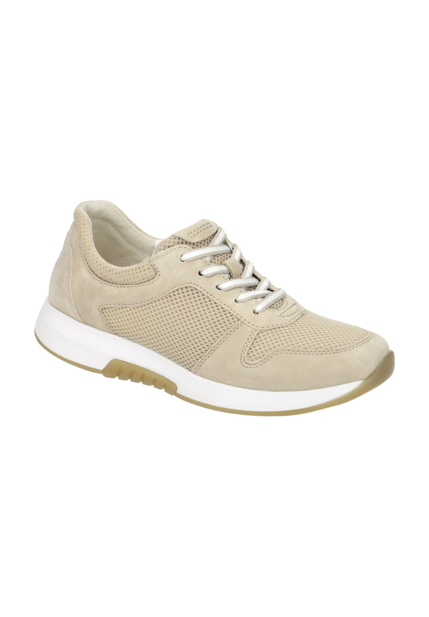Gabor Rollingsoft 26.946.43- Sneakers Laag - Beige Weiß 4 Gabor Rollingsoft 26.946.43- Sneakers Laag - Beige Weiß - Afbeelding 2